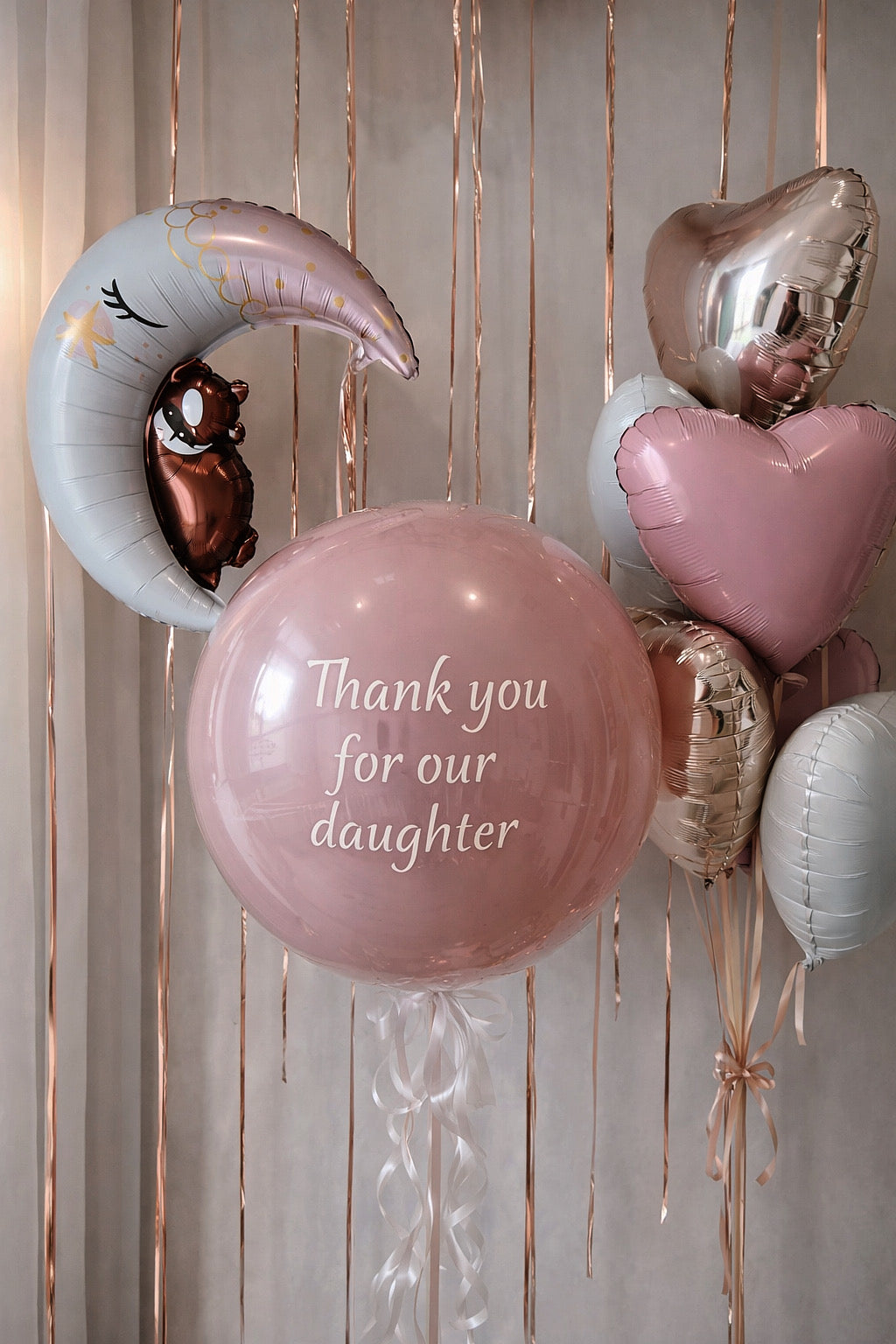 Baby Girl balloon set 4