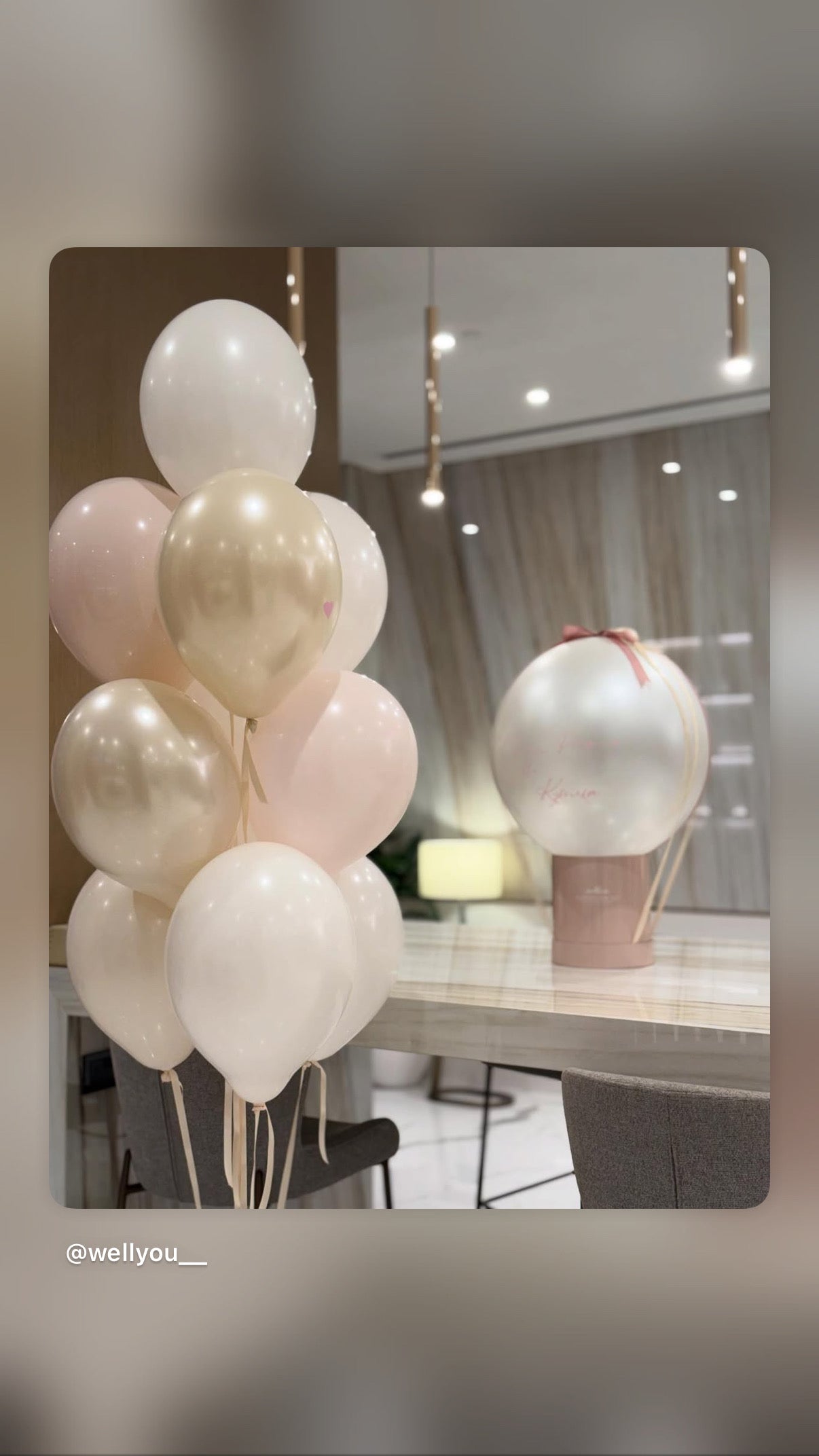 Surprise Balloon Set with a Large Personalized Balloon