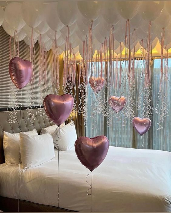 Romantic Room Balloon Decoration