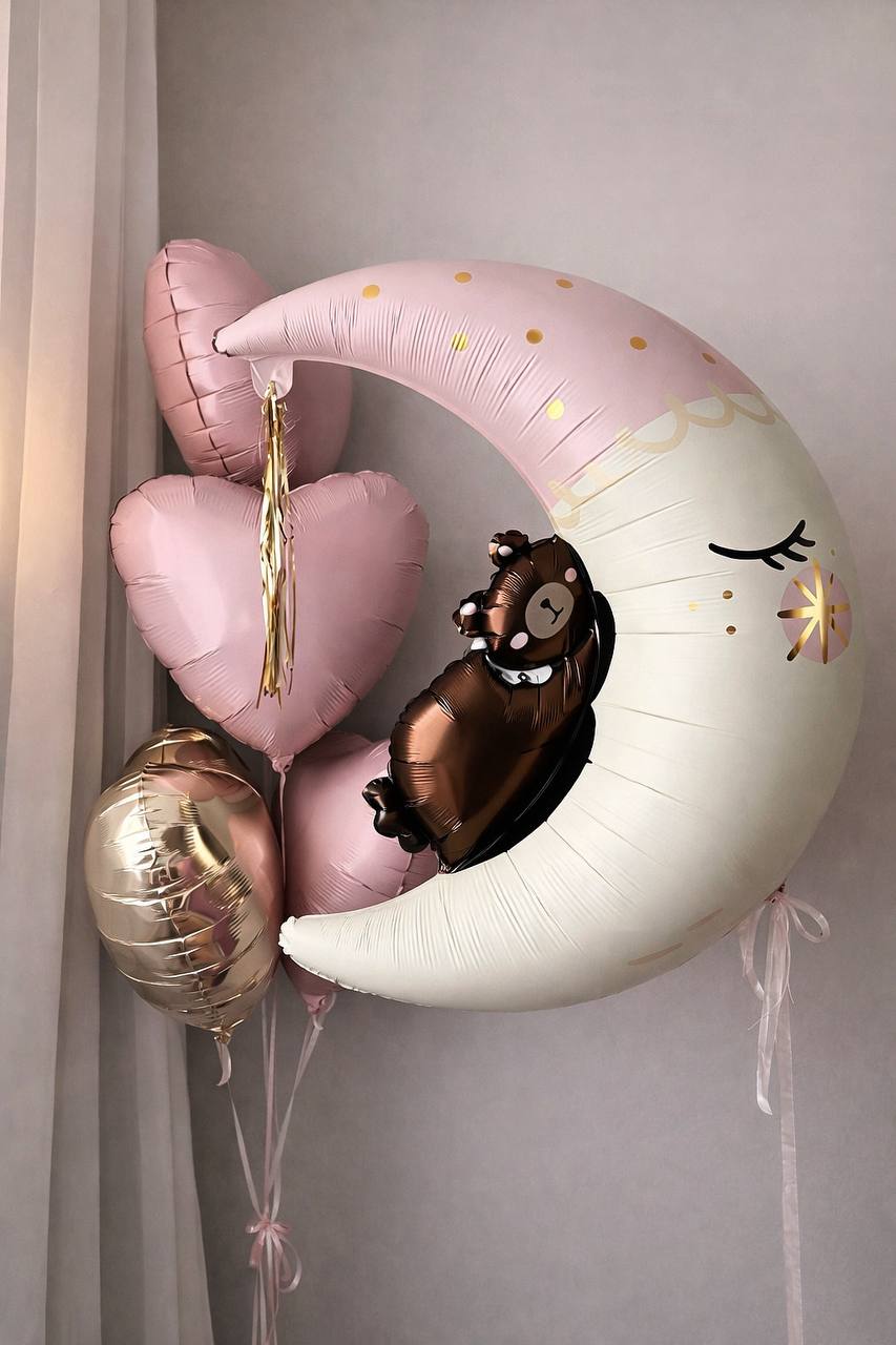 Baby Girl balloon set 3